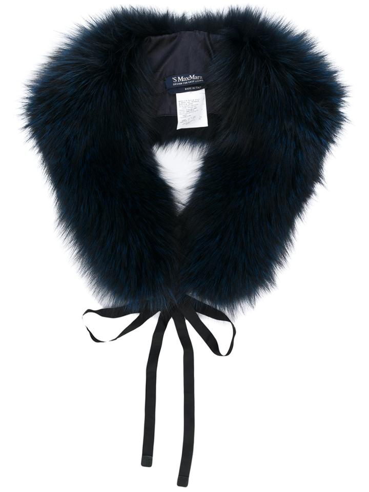's Max Mara Collar Scarf - Blue