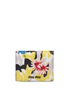 Miu Miu Floral Print Wallet - Multicolour