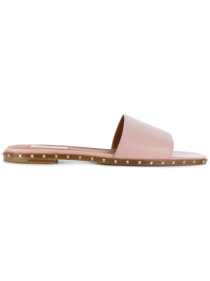 Valentino Valentino Garavani Rockstud Soul Sandals - Pink & Purple