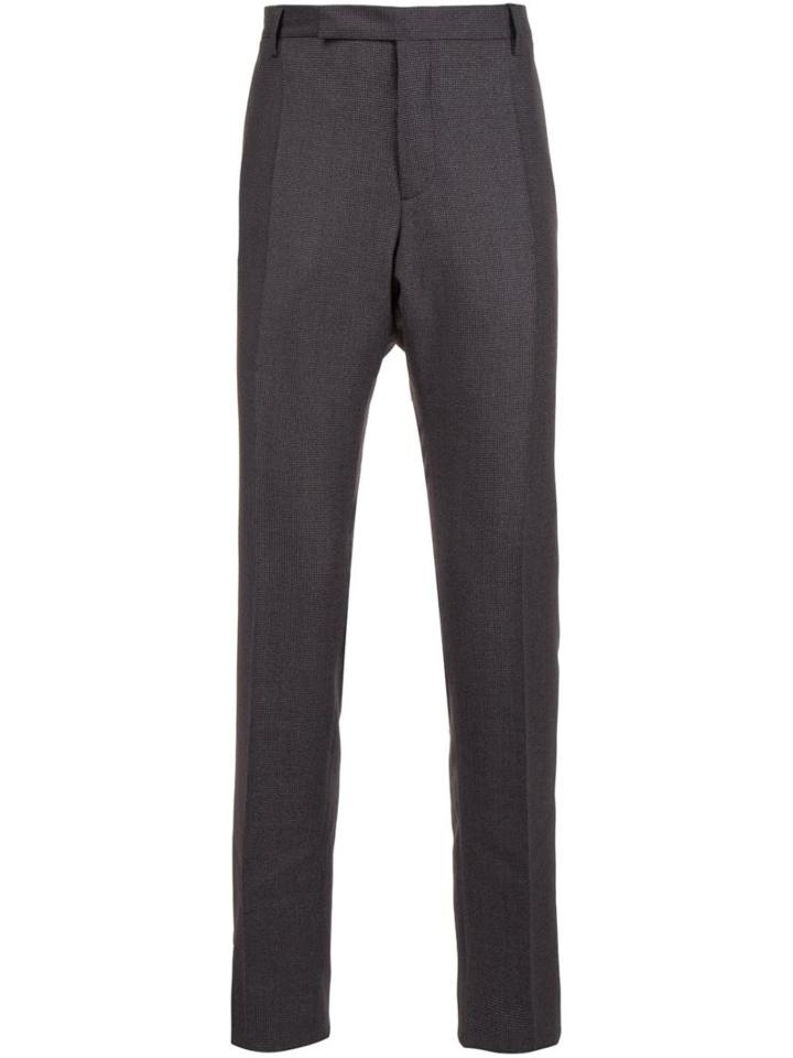 Maison Margiela Straight Leg Trousers, Men's, Size: 48, Brown, Polyester/virgin Wool