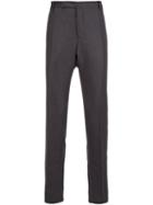 Maison Margiela Straight Leg Trousers, Men's, Size: 48, Brown, Polyester/virgin Wool