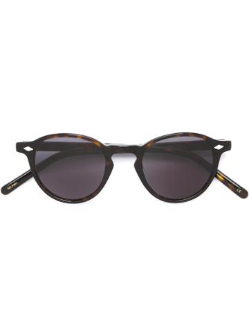 Lesca Round Sunglasses - Brown