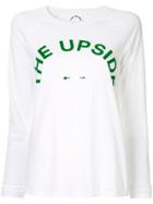 The Upside Logo Long Sleeve T-shirt - White