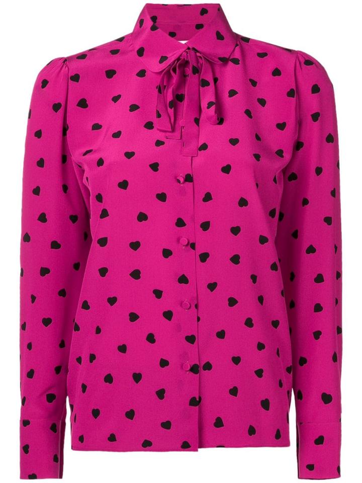 Valentino Pretty Hearts Shirt - Pink & Purple