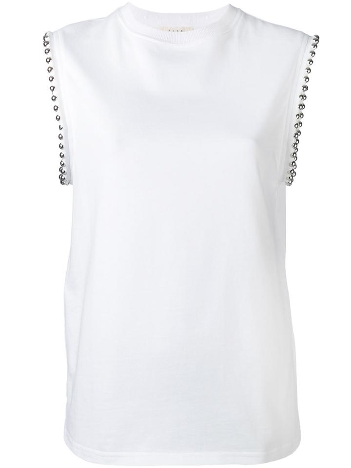 Alyx - Stud Tank Top - Women - Cotton - Xs, White, Cotton