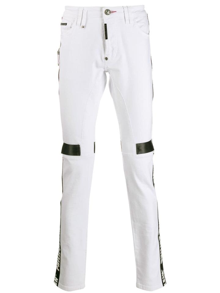 Philipp Plein Straight Jeans - White
