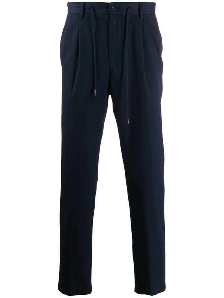 Barba Classic Jersey Trousers - Blue