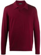 Roberto Collina Pointed Collar Jumper - Red
