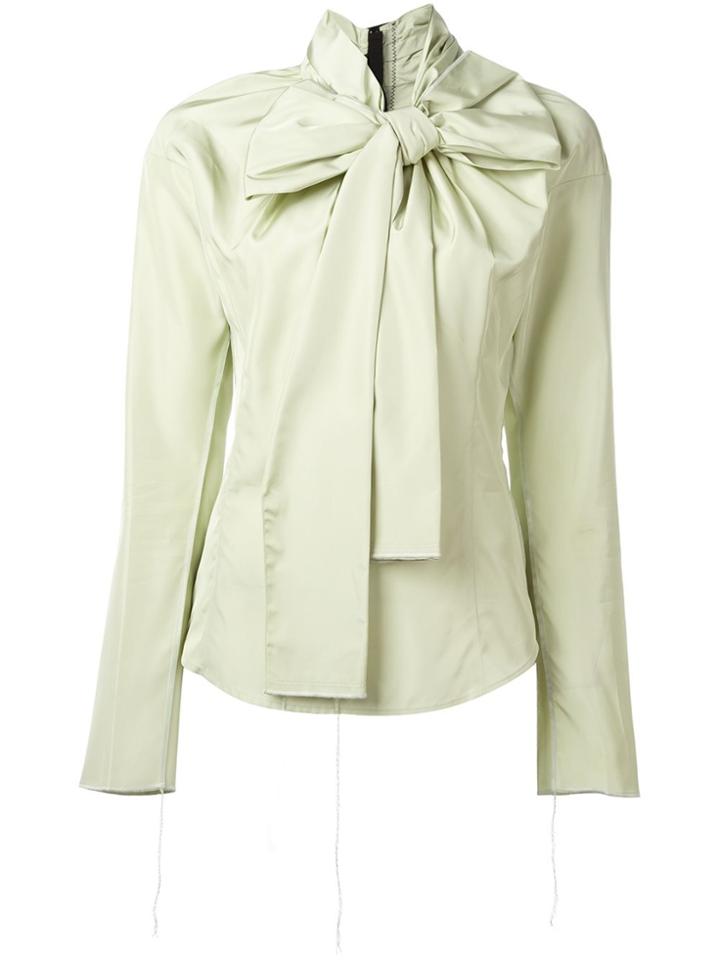 Marc Jacobs Oversized Bow Blouse - Green