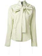 Marc Jacobs Oversized Bow Blouse - Green