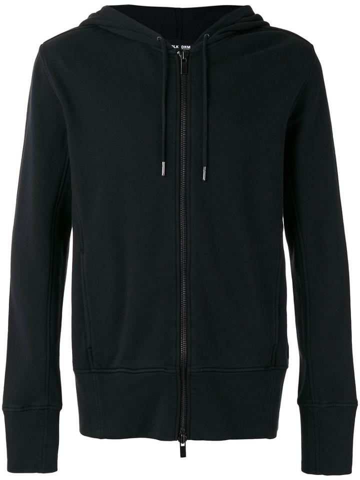 Blk Dnm Zipped Hoodie, Men's, Size: Xl, Black, Cotton