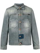 Denim Patch Detail Jacket - Men - Cotton - L, Blue, Cotton, Nudie Jeans Co