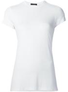 Atm Anthony Thomas Melillo Crew Neck T-shirt, Women's, Size: Medium, White, Spandex/elastane/viscose