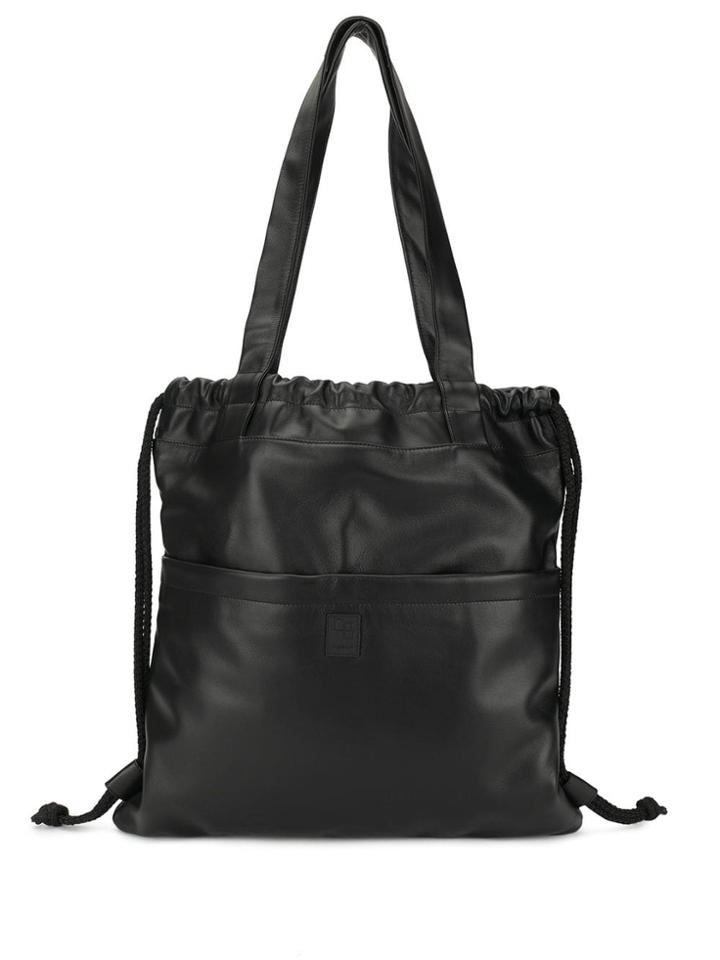 Caban Drawstring Tote - Black