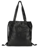 Caban Drawstring Tote - Black