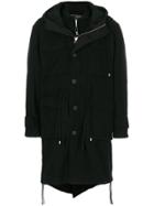 Cy Choi Double Breasted Bomber Coat - Black