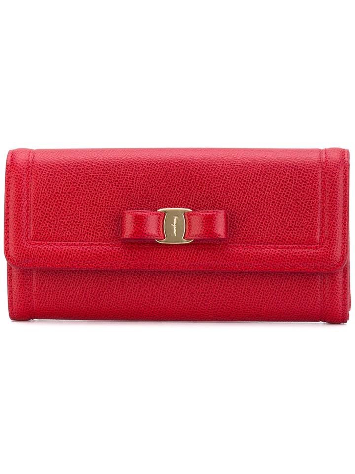 Salvatore Ferragamo Fold-over Wallet - Red