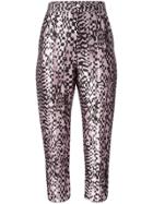 Haider Ackermann 'madeline' Cropped Trousers - Pink & Purple
