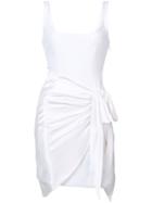 Cinq A Sept Sleeveless Ruched Mini Dress - White
