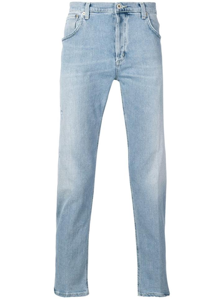 Dondup Light Wash Sim-fit Jeans - Blue