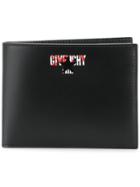 Givenchy Logo Star Embossed Billfold Wallet - Black