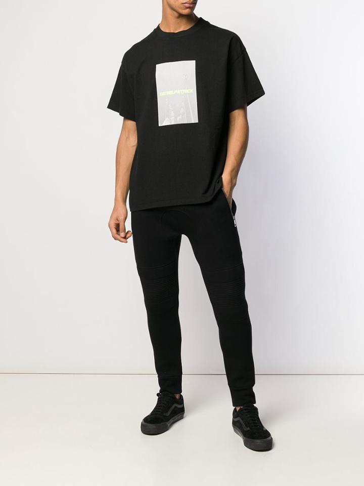 Daniel Patrick Photo Print T-shirt - Black