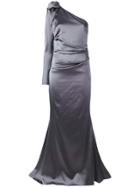 Talbot Runhof Noelani I Evening Dress - Grey