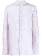 Z Zegna Slim-fit Shirt - Purple