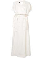 Taylor Deduction Shirt Maxi Dress - White