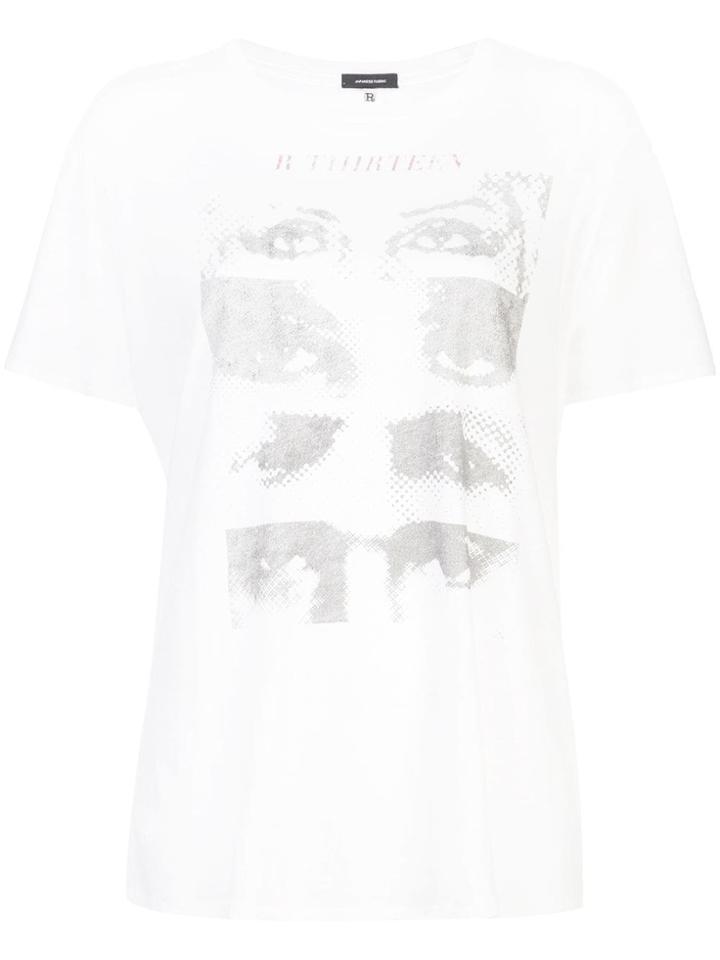 R13 Band T-shirt - White