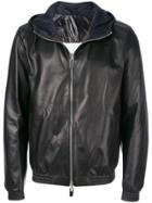 Bally Hooded Reversible Bomber Jacket - Black