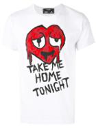 Dom Rebel - Take Me Home Tonight Printed T-shirt - Men - Cotton - Xl, White, Cotton