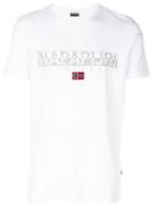 Napapijri Logo Print T-shirt - White