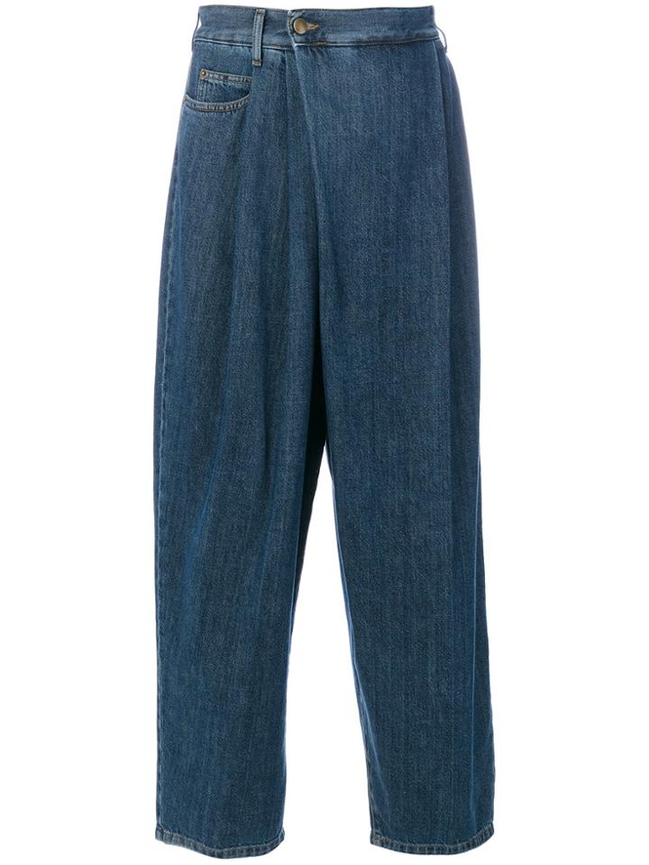 Mcq Alexander Mcqueen Hacienda Crossover Jeans - Blue