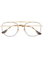 Ray-ban Tortoiseshell Glasses - Gold