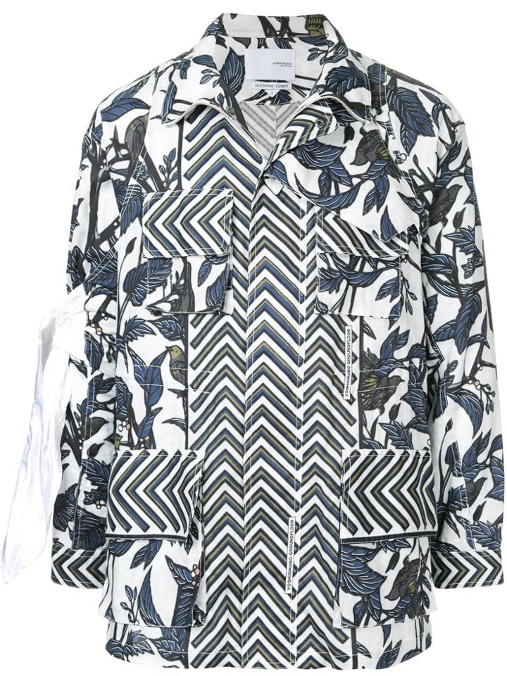 Yoshiokubo Dry Leaf Captain Jacket - White