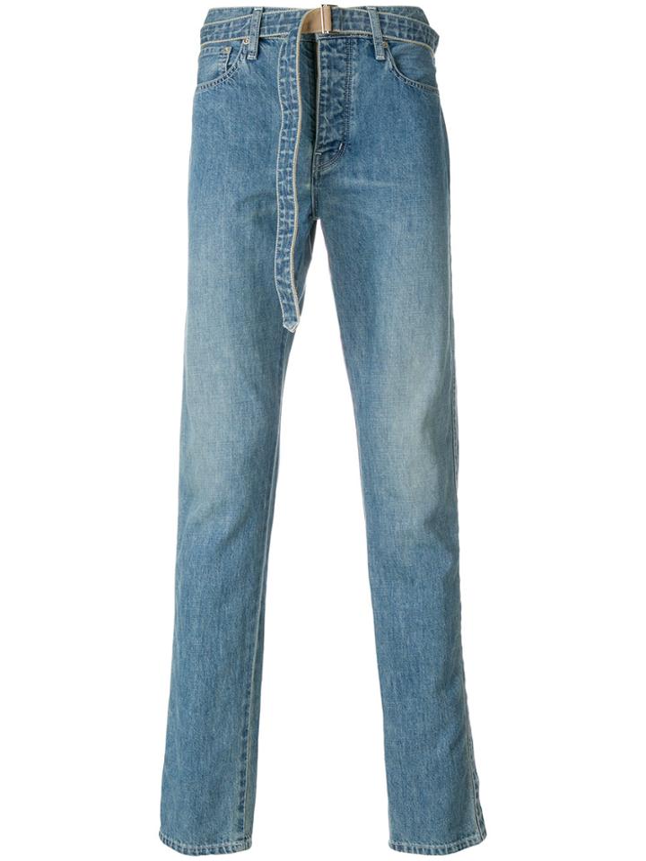 Sacai Slim Fit Jeans - Blue
