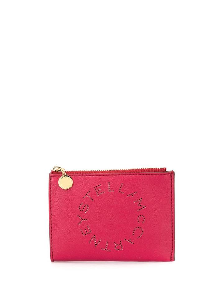 Stella Mccartney Perforated Logo Clutch - Pink
