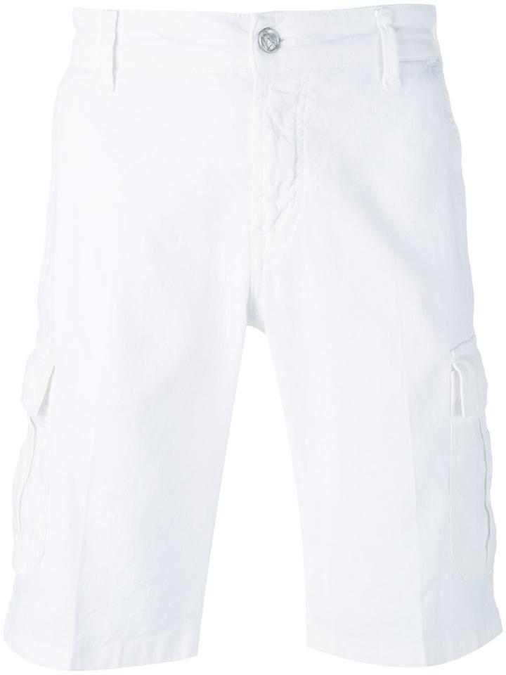 Entre Amis Cargo Shorts - White