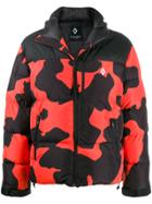 Marcelo Burlon County Of Milan Cross Camouflage Padded Jacket - Orange