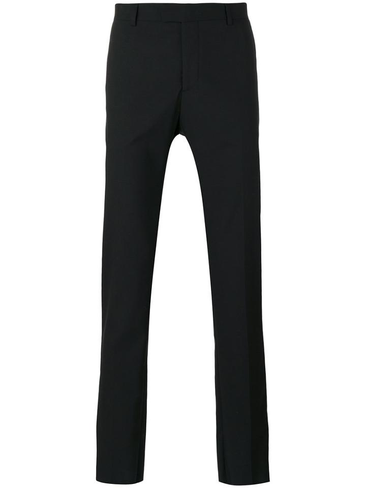 Les Hommes Plain Trousers, Men's, Size: 44, Black, Polyester/spandex/elastane/viscose/wool