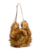 Mm6 Maison Margiela Faux Fur Tote - Brown
