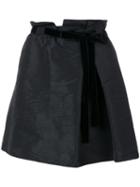 Red Valentino - A-line Skirt - Women - Polyamide/polyester/acetate - 42, Black, Polyamide/polyester/acetate