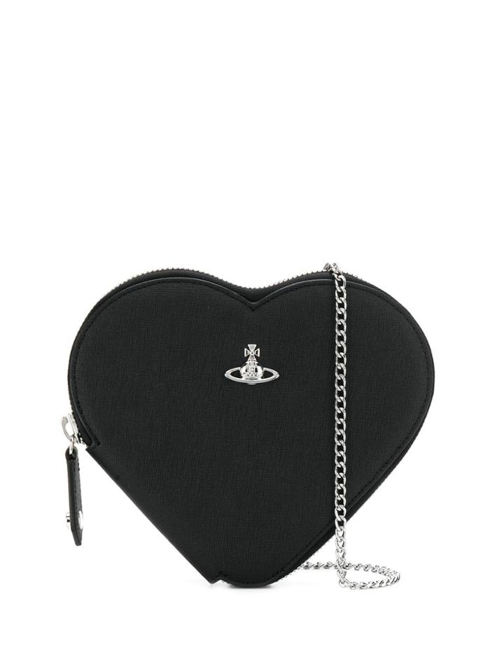 Vivienne Westwood Heart Shaped Purse - Black