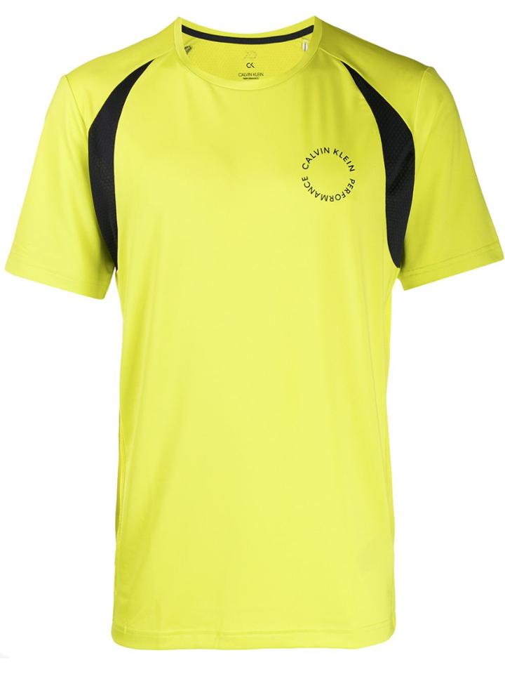 Calvin Klein Logo Sports T-shirt - Yellow