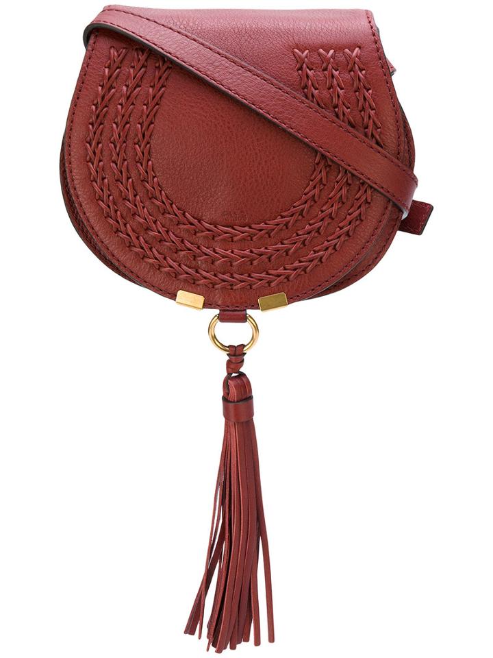 Chloé - Marcie Shoulder Bag - Women - Calf Leather - One Size, Red, Calf Leather