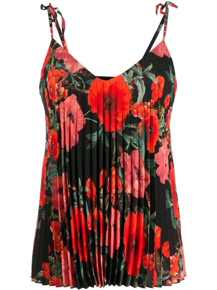 Aniye By Floral Print Tank Top - Black