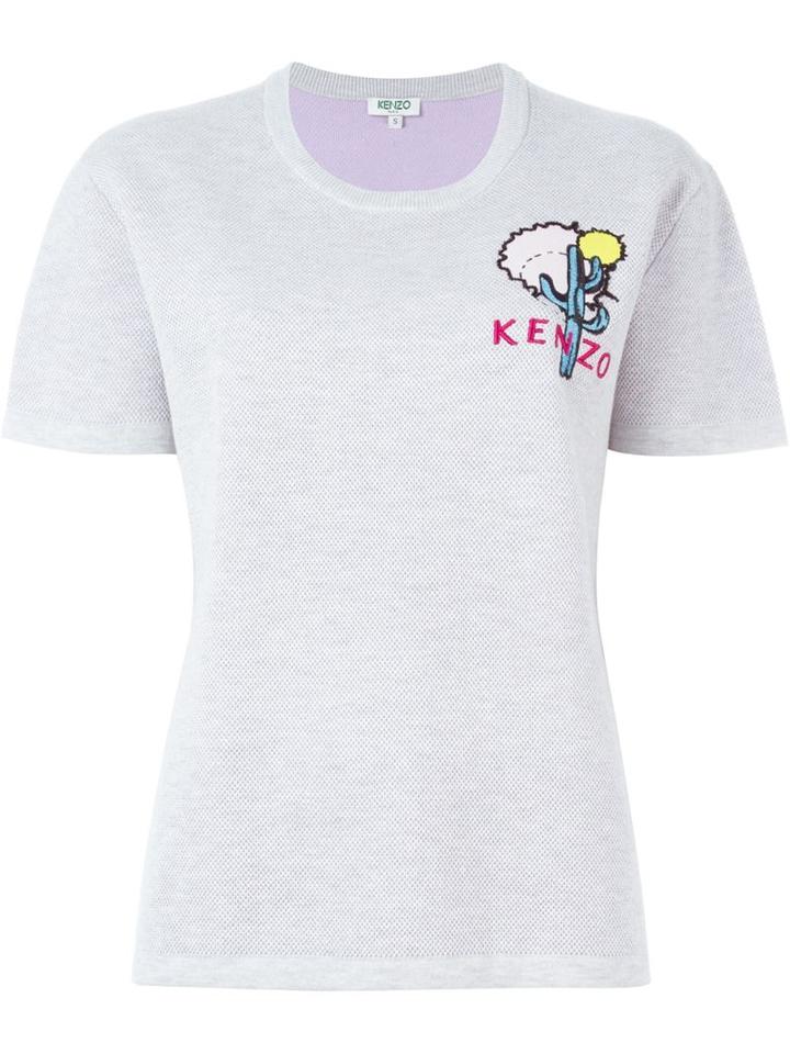 Kenzo Cactus Embroidered Top