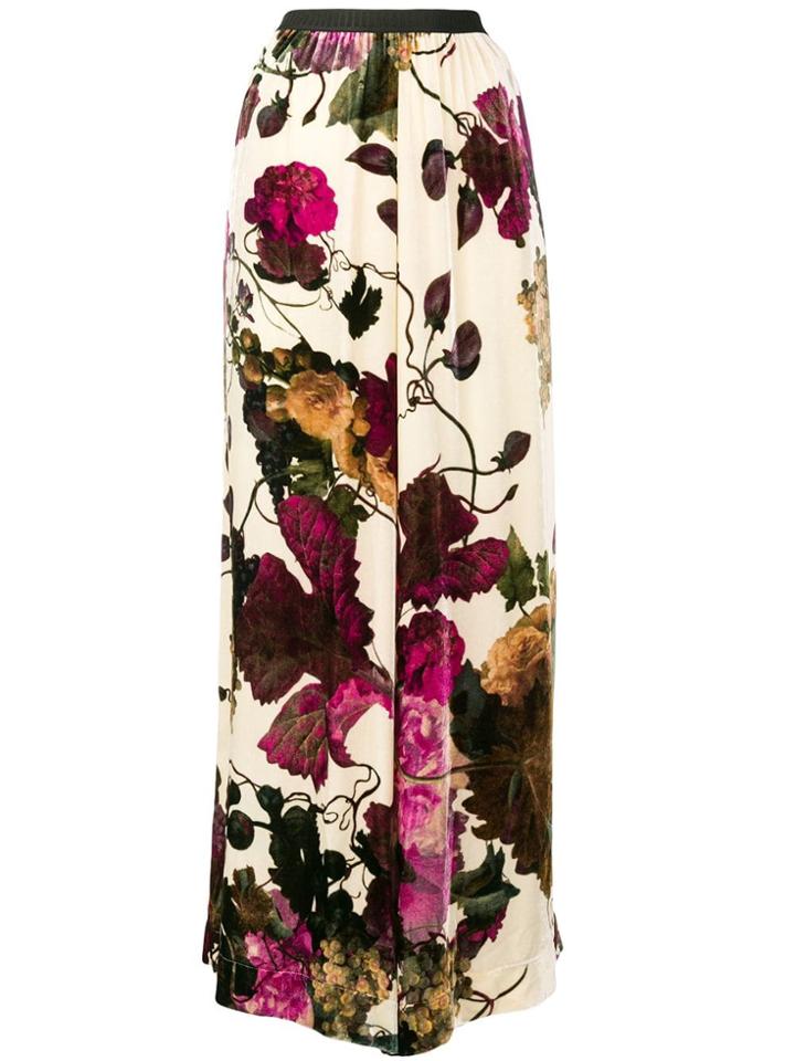 Antonio Marras Floral Print Palazzo Pants - Neutrals