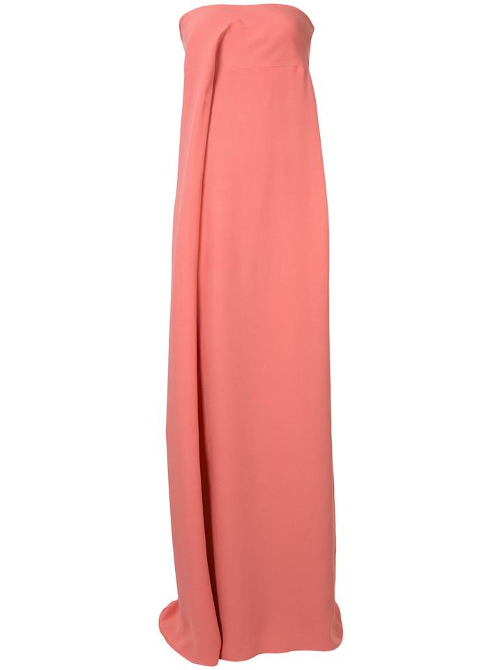Derek Lam - Strapless Gown - Women - Silk - 40, Pink/purple, Silk